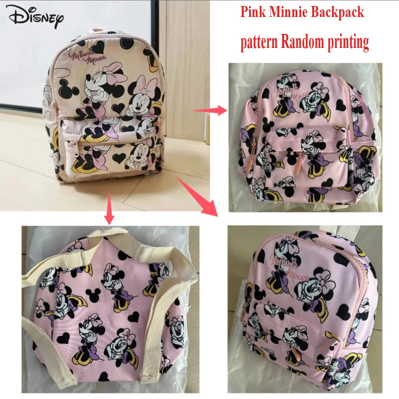 Mickey Mouse Canvas Backpack Large Capacity School Bag - Smarsty