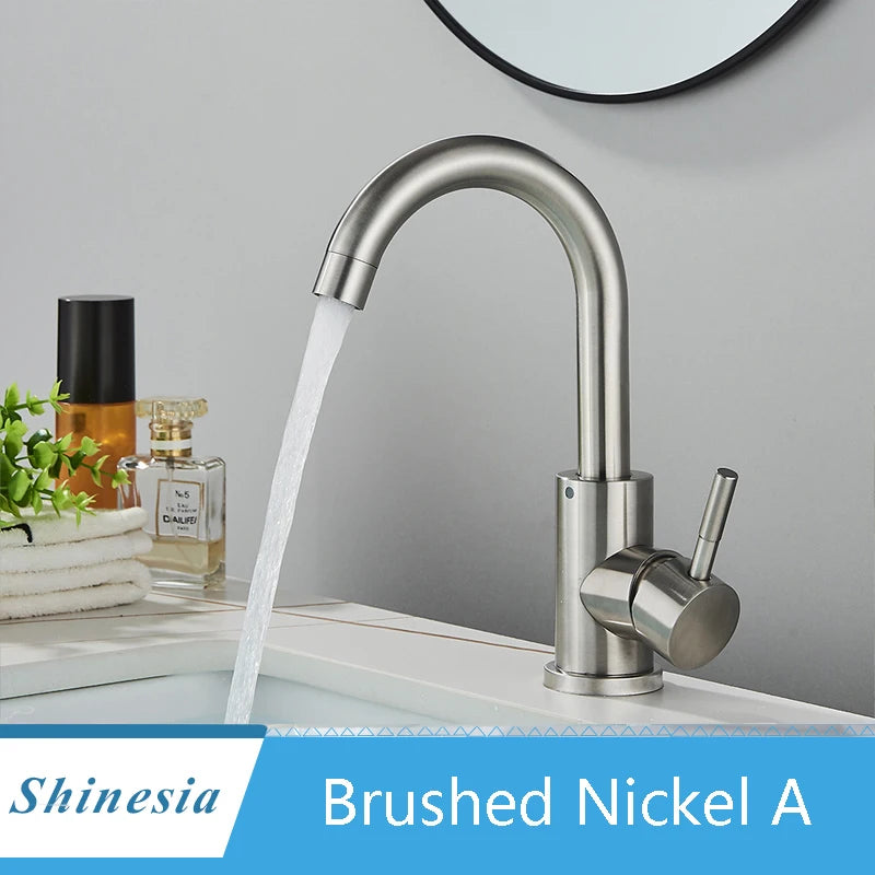 Shinesia Matte Black Bathroom Faucet for Stylish Sinks - Smarsty