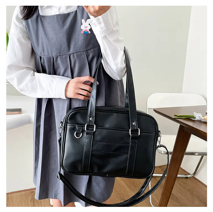 Japanese Style JK Bag Women PU Leather Crossbody Bag - Smarsty