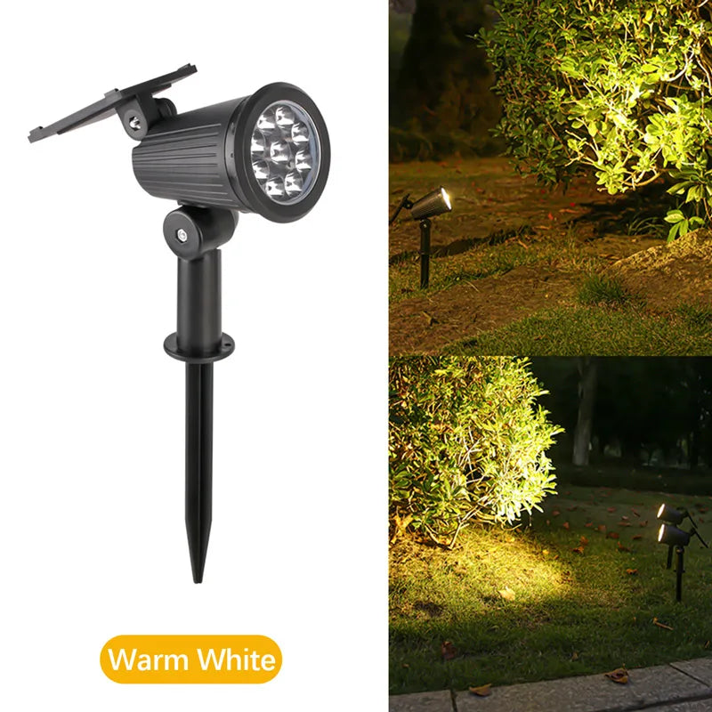 Adjustable Solar Spot Lights for Outdoor Garden Lighting - Smarsty
