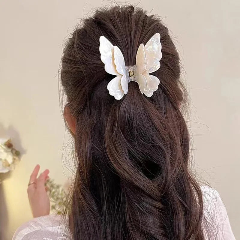 Fairy Butterfly Hair Claw Clip for Stylish Updos - Smarsty