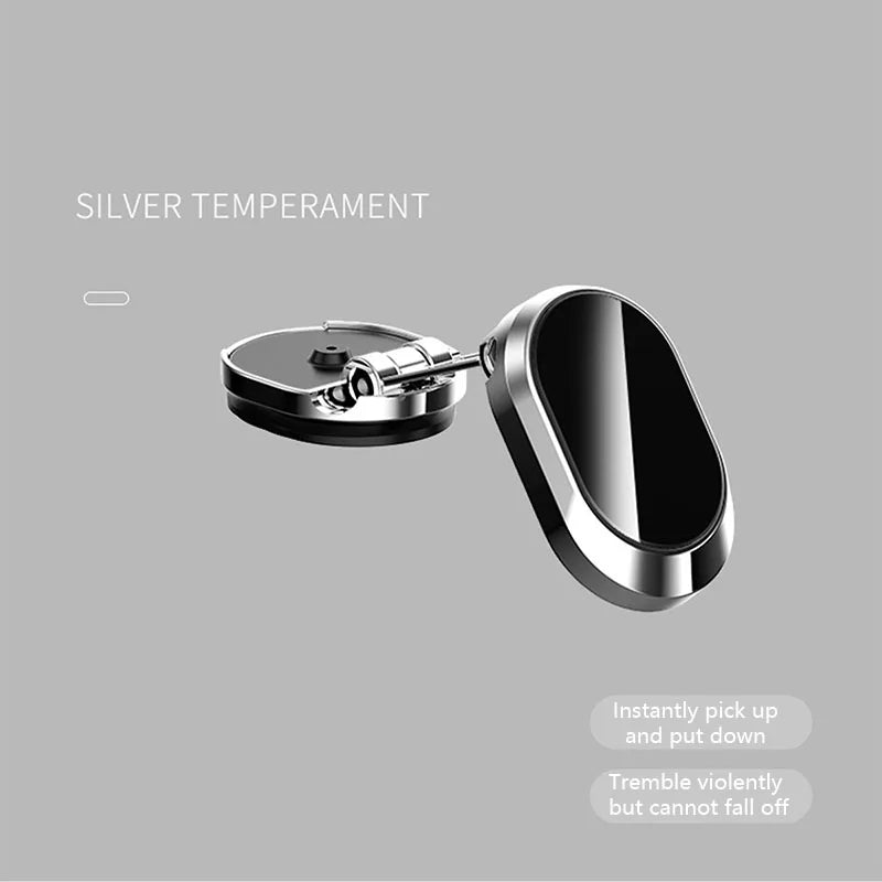 Rotatable Magnetic Car Phone Stand With Foldable Design - Smarsty