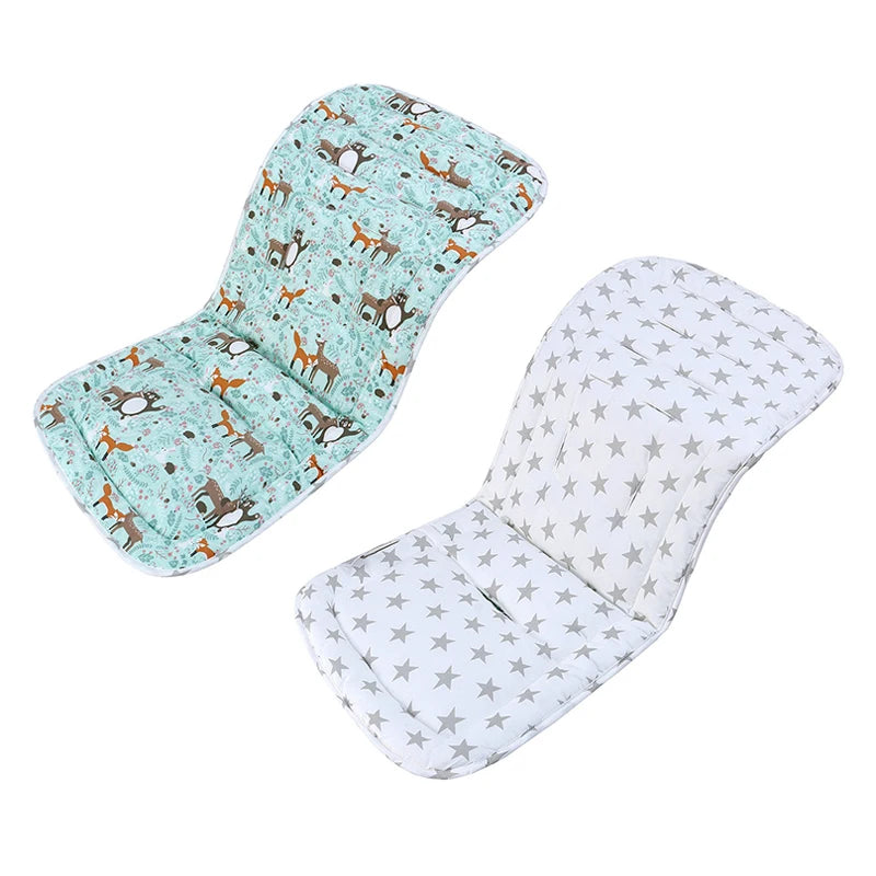 Comfortable Cotton Baby Stroller Pad Four Seasons General Soft Seat Cushion Child Cart Seat Mat Kids Pushchair Cushion For 0-27M by Smarsty