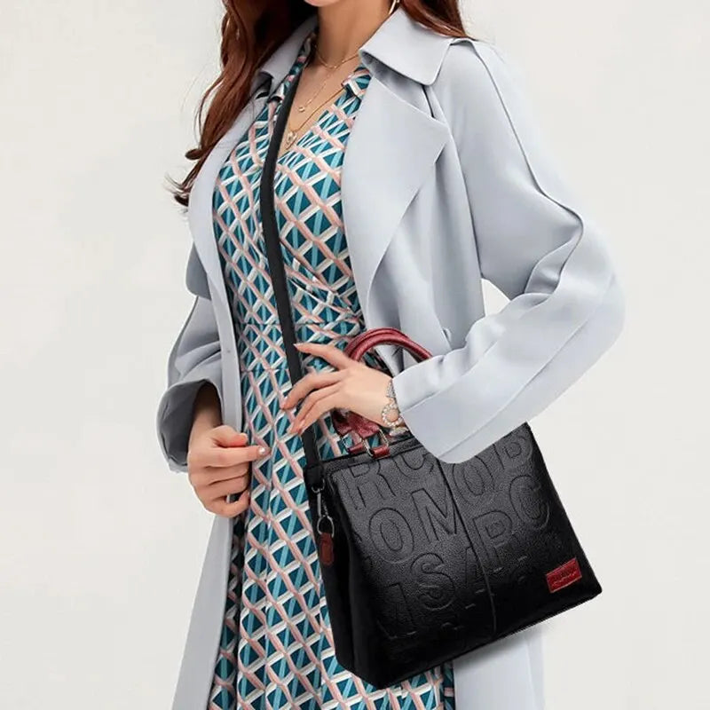 PU Leather Crossbody Bag for Women Large Capacity Travel - Smarsty