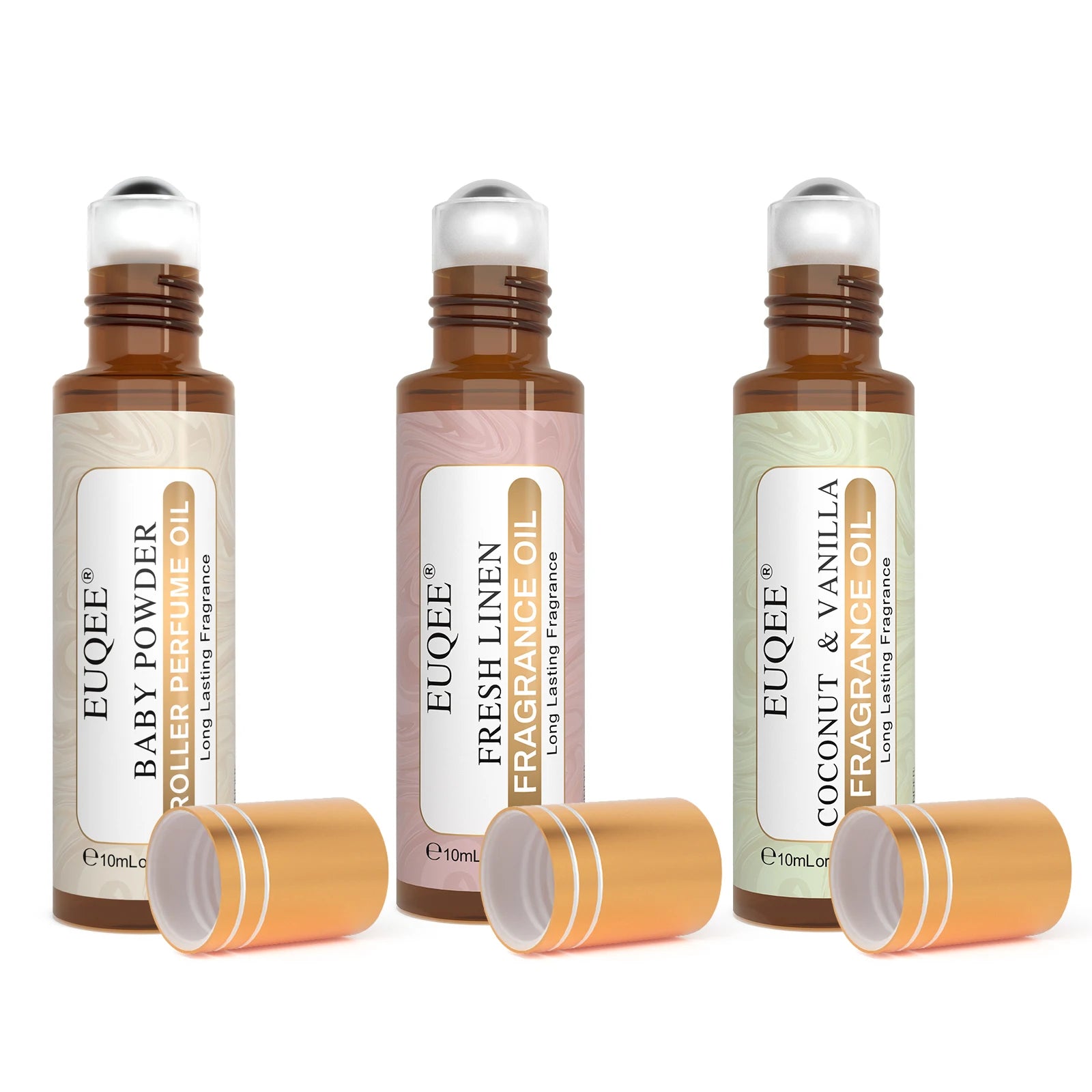 EUQEE 10ml Women's Roller Fragrance Oil Coconut Vanilla Scent - Smarsty