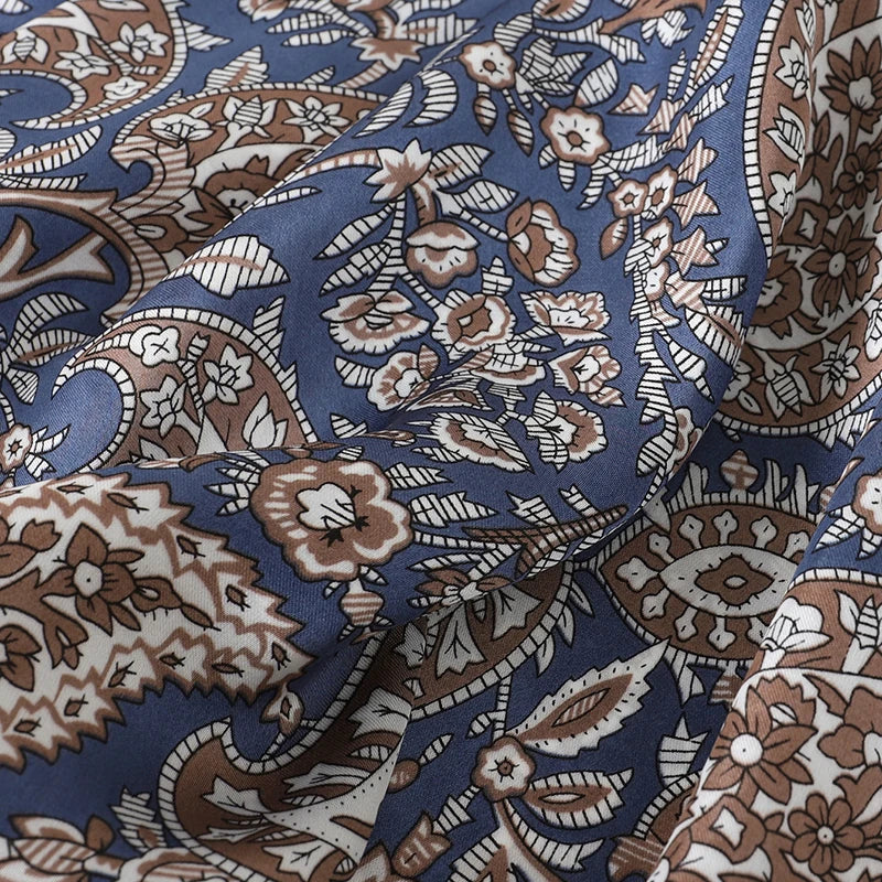 Silk Square Scarf for Women Summer Head Wrap - Smarsty