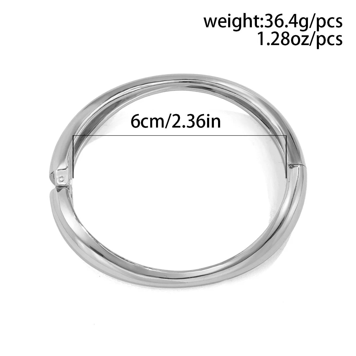 Vintage Hip Hop Metal Cuff Bangles for Women - Smarsty