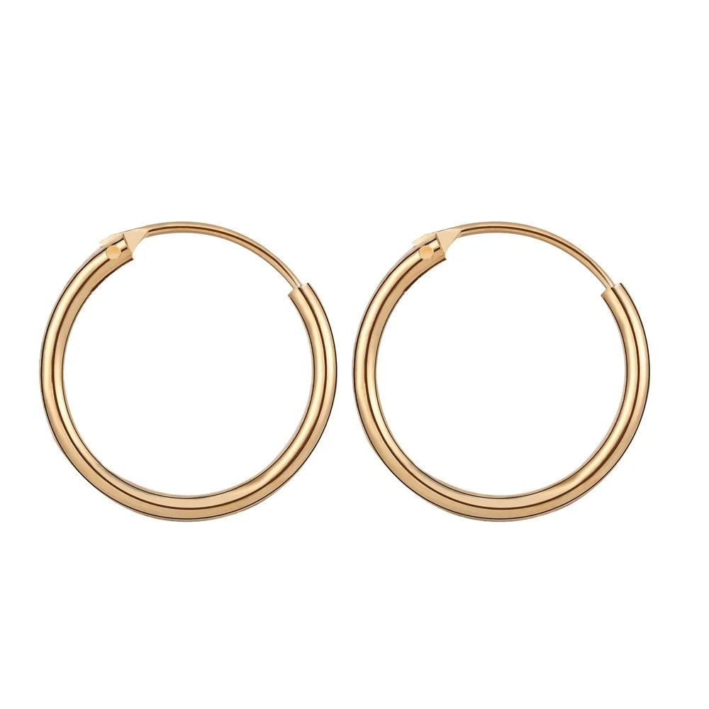 Minimal Geometric Circle Pearl Stud Earrings for Women - Smarsty