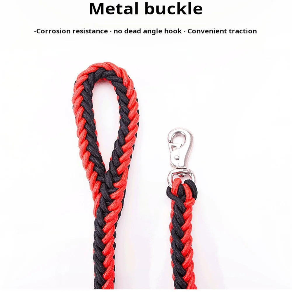 Comfort-Strong 5-Foot Braided Dog Leash for Training - Smarsty