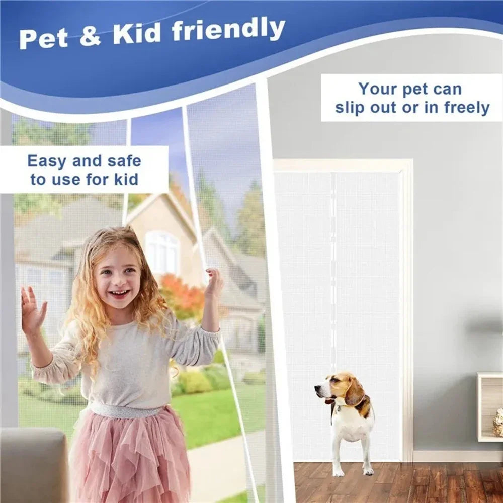 Magnetic Mosquito Net Door Screen for Easy Closure - Smarsty