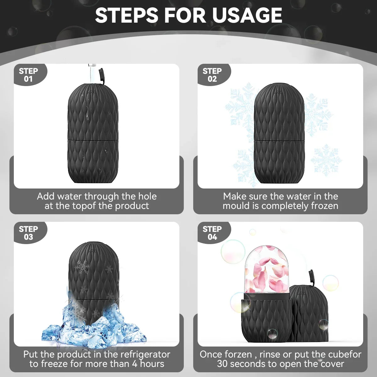 Ice Face Roller for Pore Shrinking and Skin Care - Smarsty