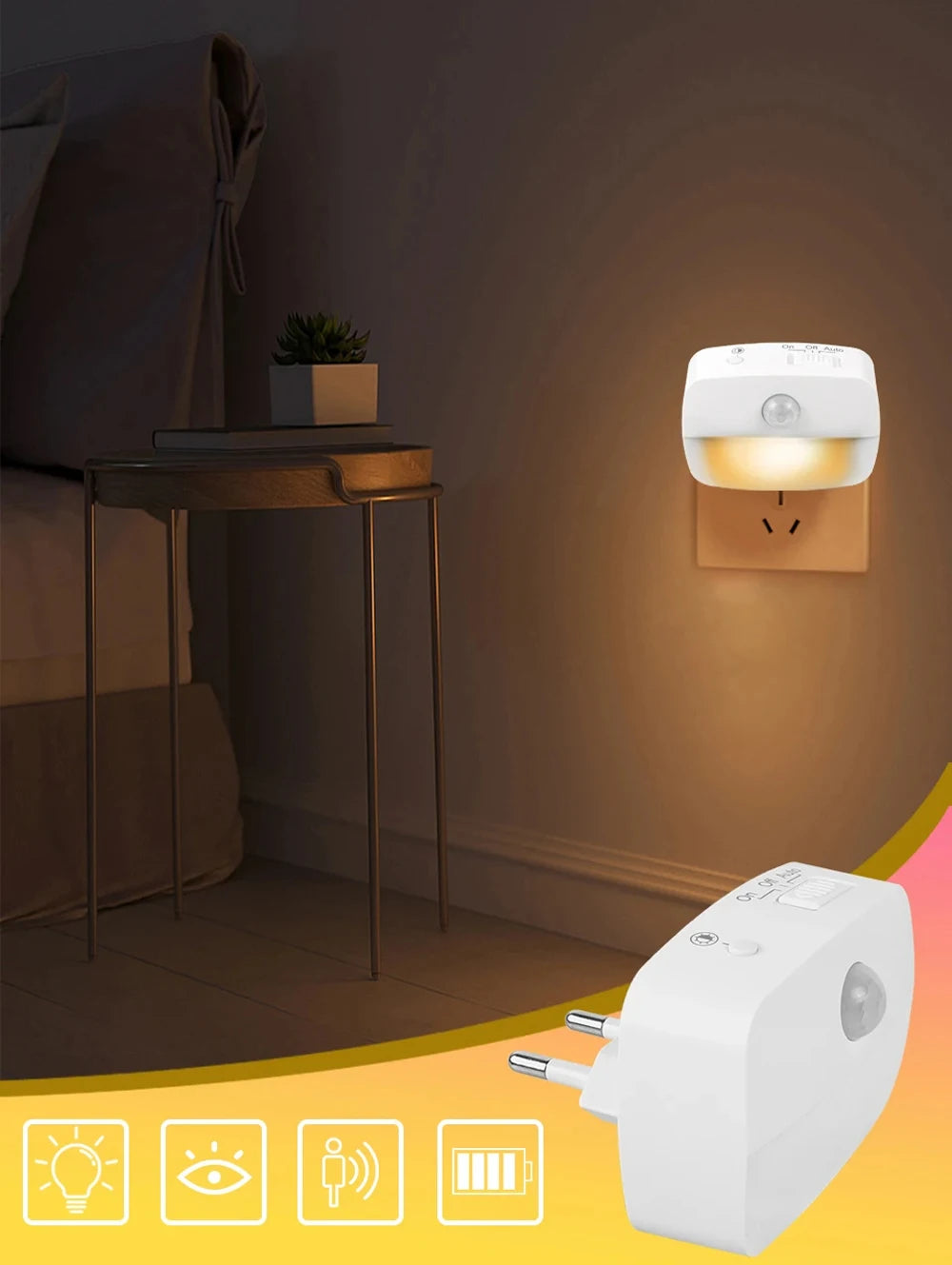 Smart Motion Sensor LED Night Light for Home Use - Smarsty