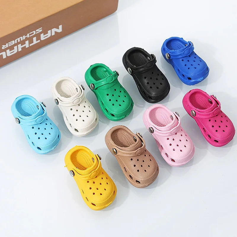 3D New Mini Shoes Shape PVC Shoe Charms for Clogs Accessories Women Beach Bag Sandals Buckle Kids Shoe Pins DIY Shoe Decorations