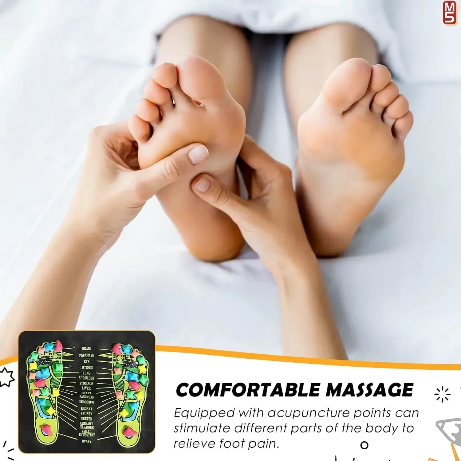 Foot Massage Pad for Maximum Relief and Relaxation - Smarsty