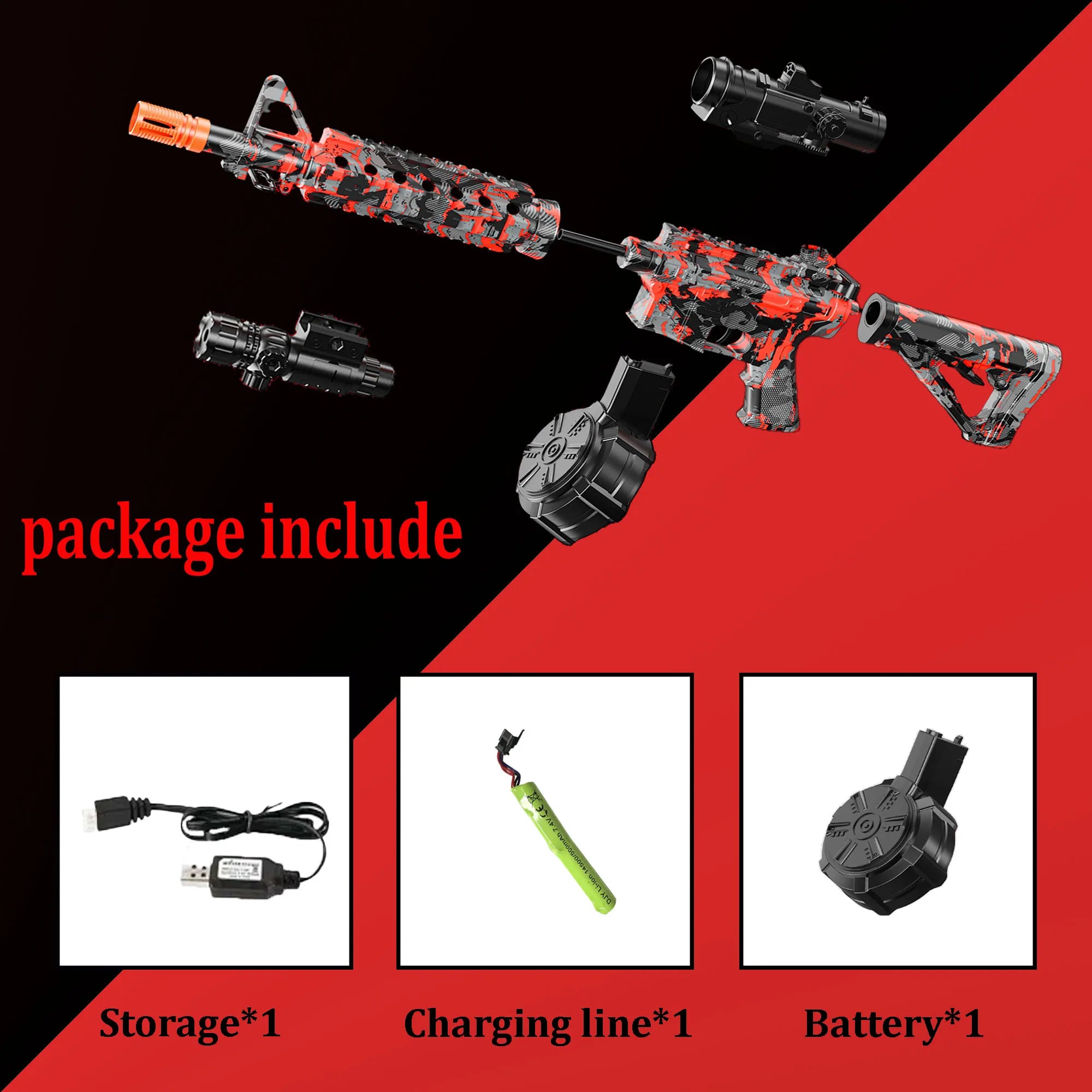 Electric Gel Ball Blaster Toys, Manual/Automatic Eco-Friendly Splatter Ball Blaster, Suitable For Outdoor Shooting Games