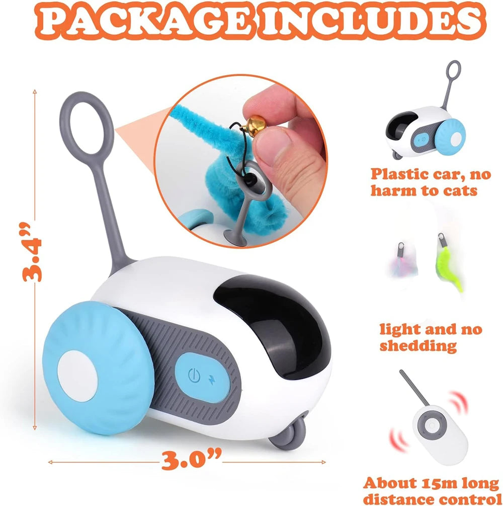 Smart Cat Toy with Remote Control for Interactive Play - Smarsty