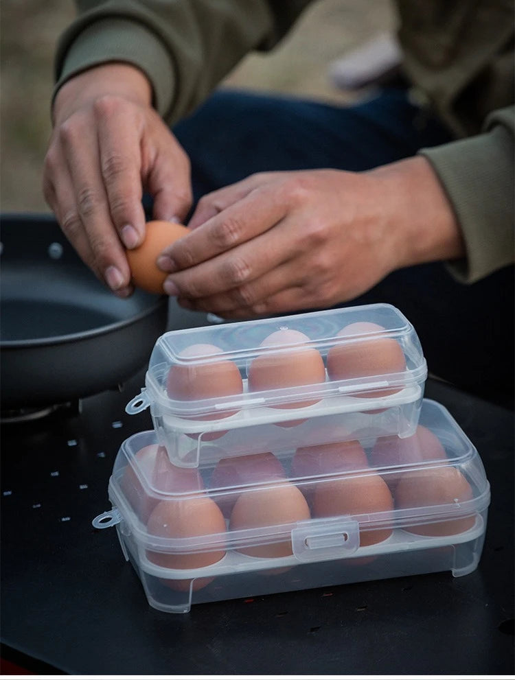 Outdoor Shockproof Egg Box Storage Box, Portable Camping Shatterproof Egg Tray, Home Plastic Protection Box, Travel Shatterproof by Smarsty