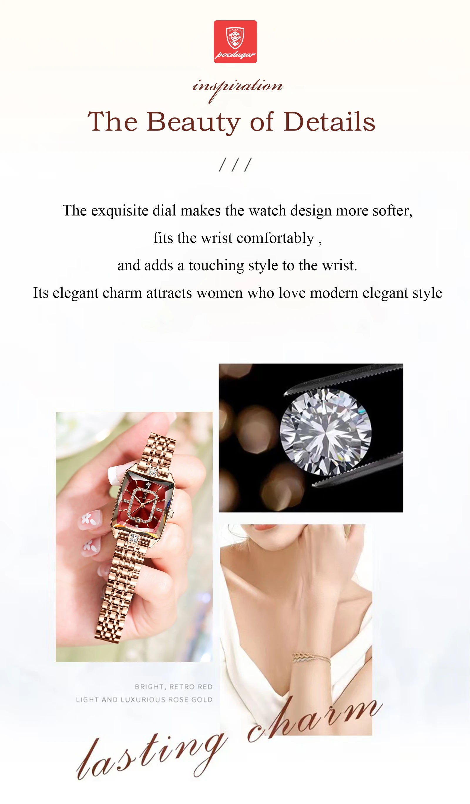 Elegant Waterproof Stainless Steel Women's Wristwatch - Smarsty