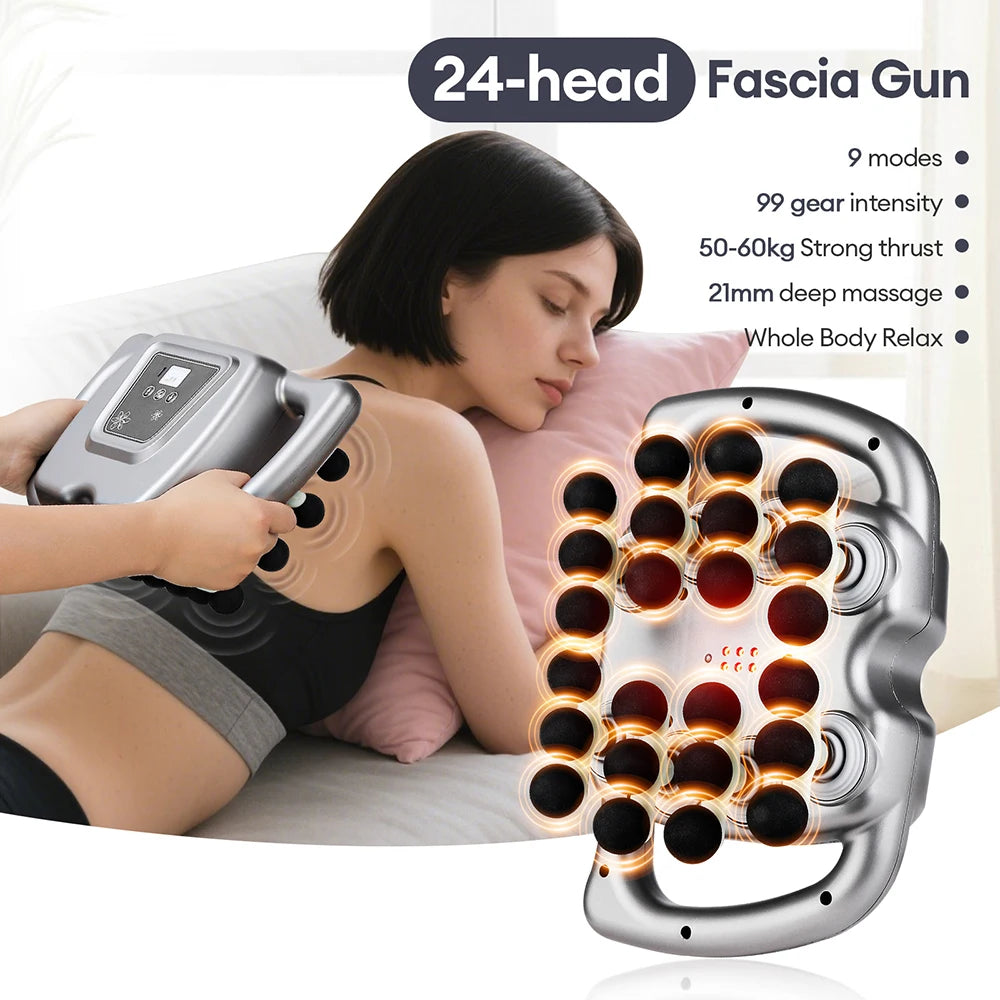 High-Frequency Vibration Body Massage Gun for Muscle Relief - Smarsty
