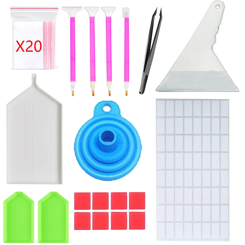 Diamond Painting Tools Set with Multiple Size Pens - Smarsty