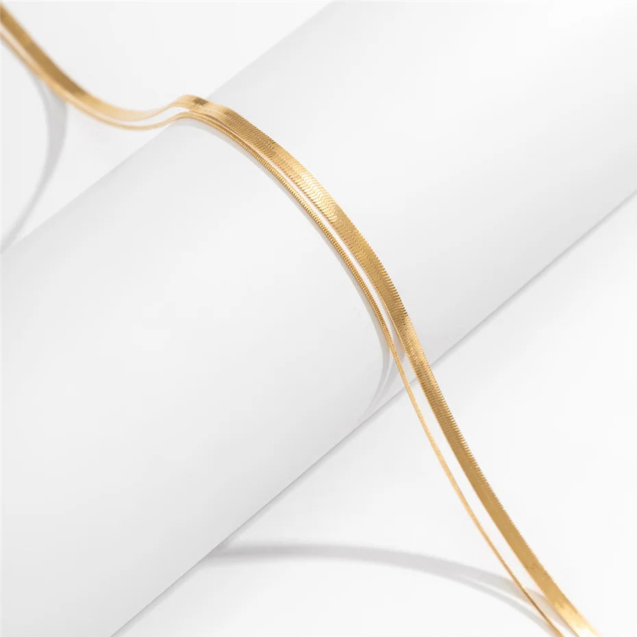 Ingemark Sexy Flat Snake Chain Waist Belt for Women - Smarsty