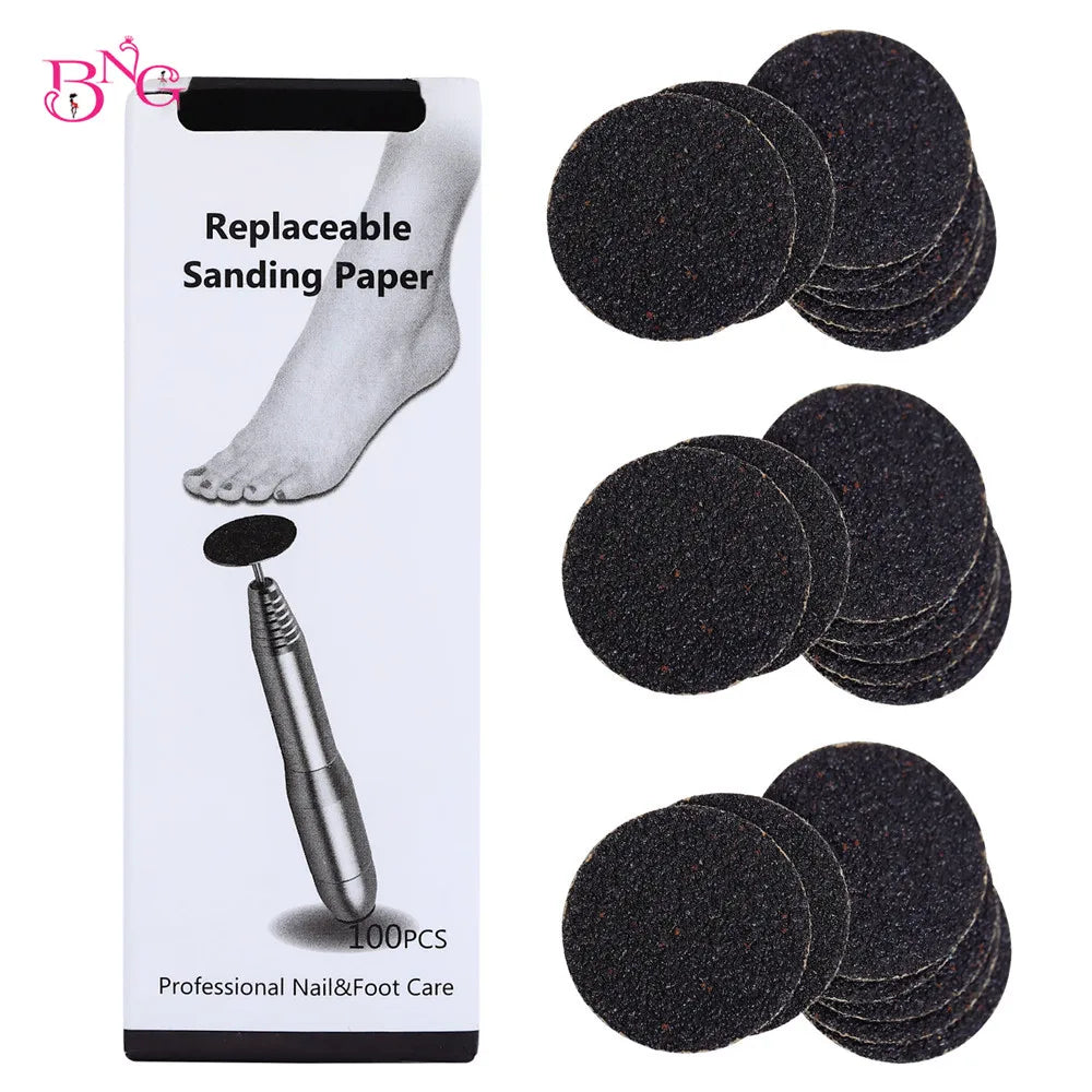 Replaceable Sandpaper Pedicure Discs for Smooth Feet - Smarsty