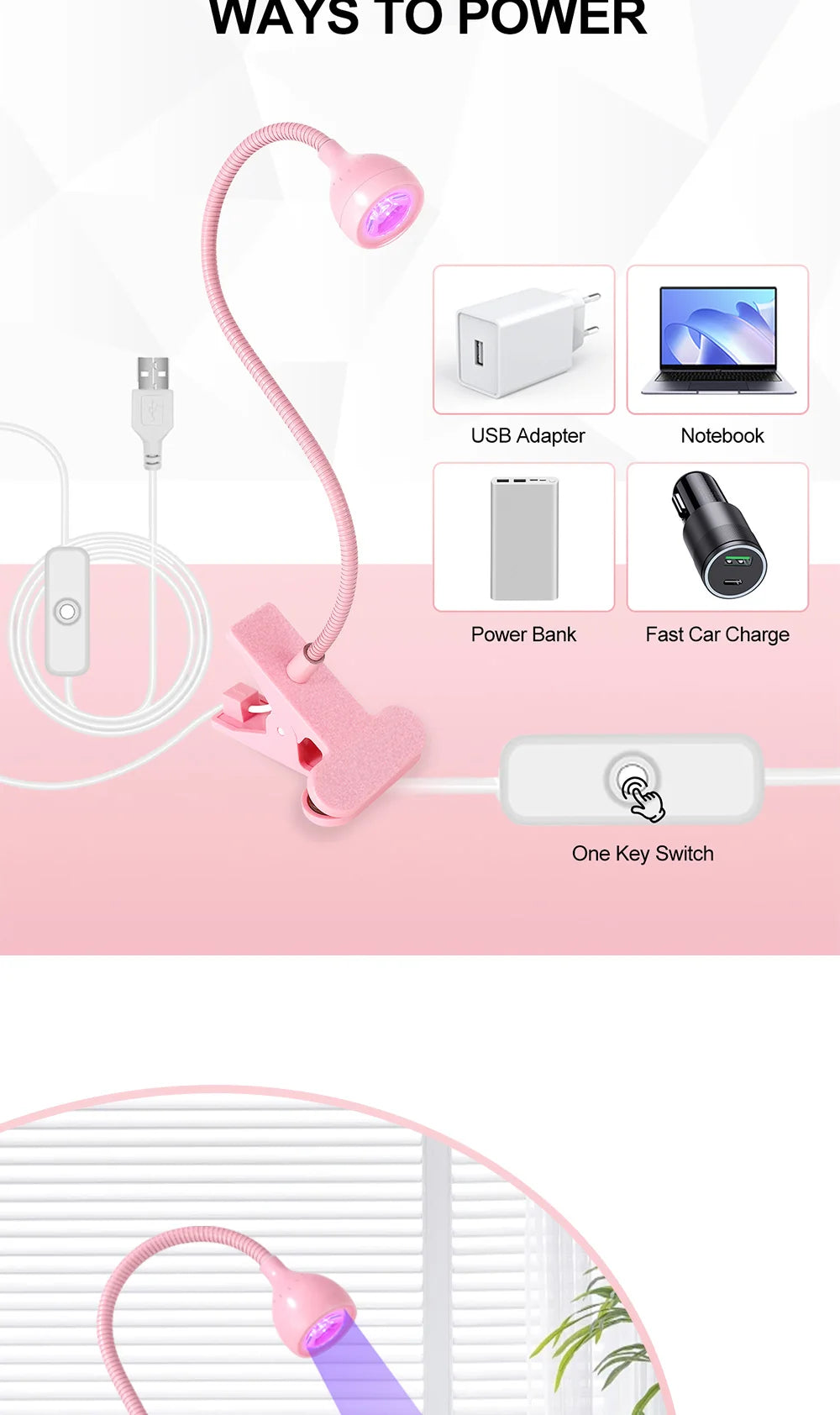 Mini Portable UV Nail Lamp for Quick Gel Drying - Smarsty