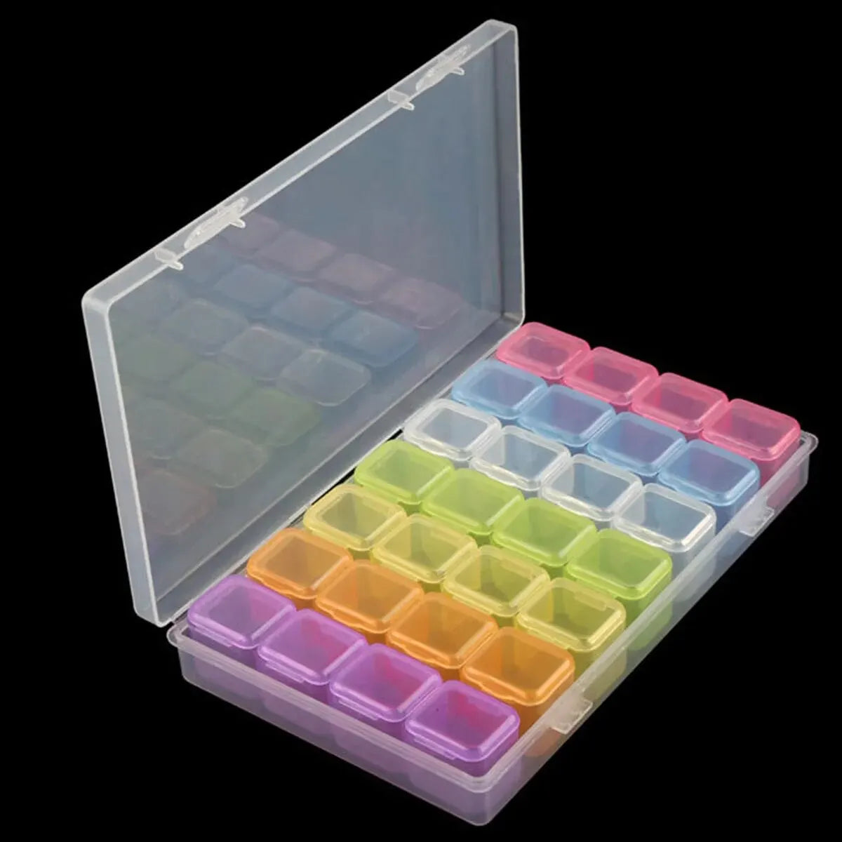 5D DIY Diamond Painting Tools Accessories Storage Box Container Diamond Embroidery Accessories Drill Box Mosaic Container Case - Smarsty