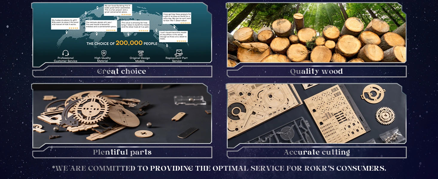 ROBOTIME Rokr Electric Marble Run with Light 3D Puzzle Toys Marble Spaceport Gifts for Kids Children Connect With Night City