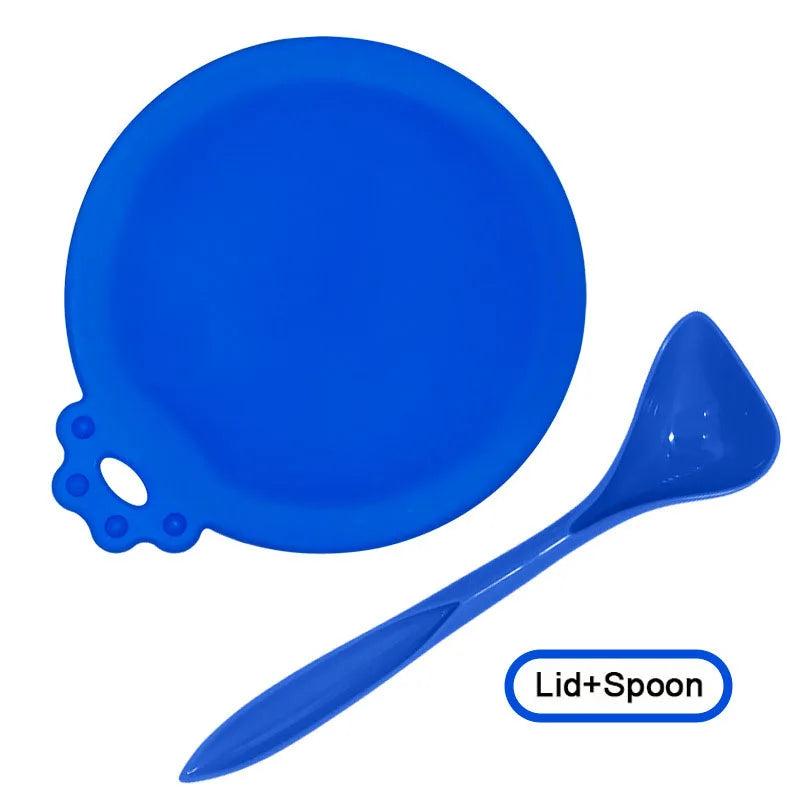 Reusable Pet Food Can Cover and Spoon Set - Smarsty