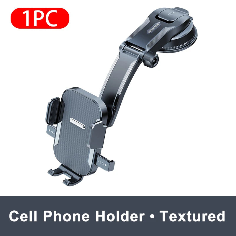 SEAMETAL Car Dashboard Phone Bracket Universal Auto Cellphone Stand For GPS Navigation Universal Desk Windshield Hanging Holder - Smarsty