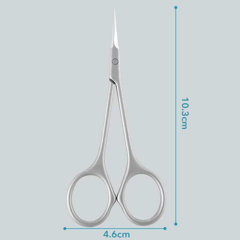 Stainless Steel Cuticle Scissors for Precise Nail Care - Smarsty