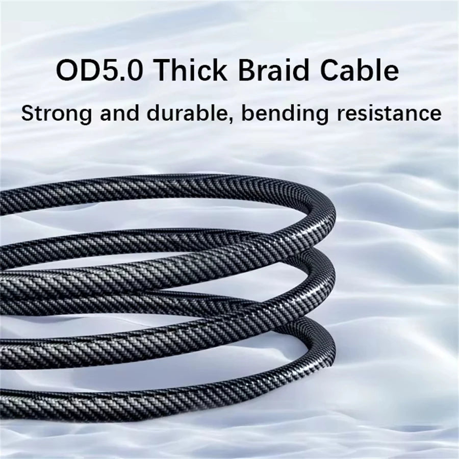 NNBILI 120W USB C and USB A charging cables with LED display screen, USB C=C-C,USB A=A-C,Xiaomi iPhone、 Samsung not compatible - Smarsty