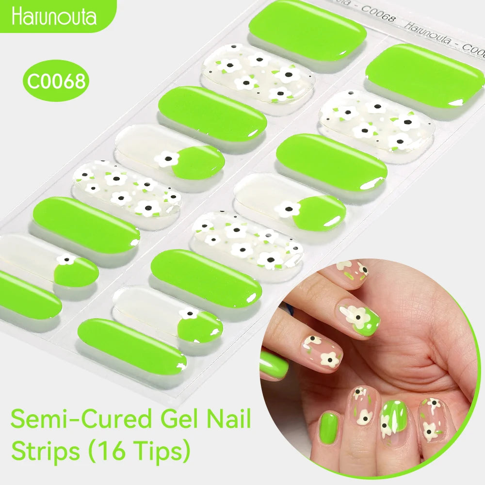 Gradient Auroras Gel Nail Strips for Easy DIY Manicure - Smarsty