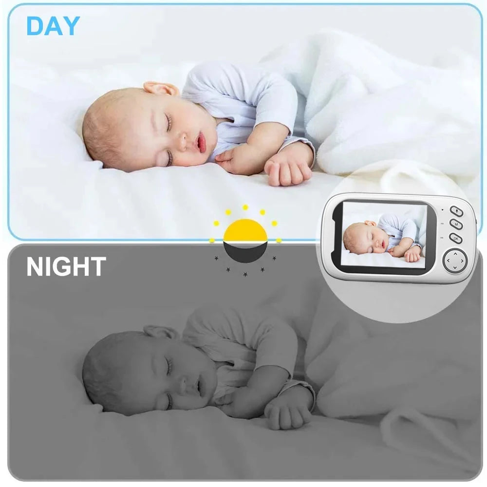 3.5 Inch Better Than VB603 Baby Monitor With Camera LCD Electronic Babysitter Wireless 2 Way Audio Talk Video Baby Nanny Radio by Smarsty