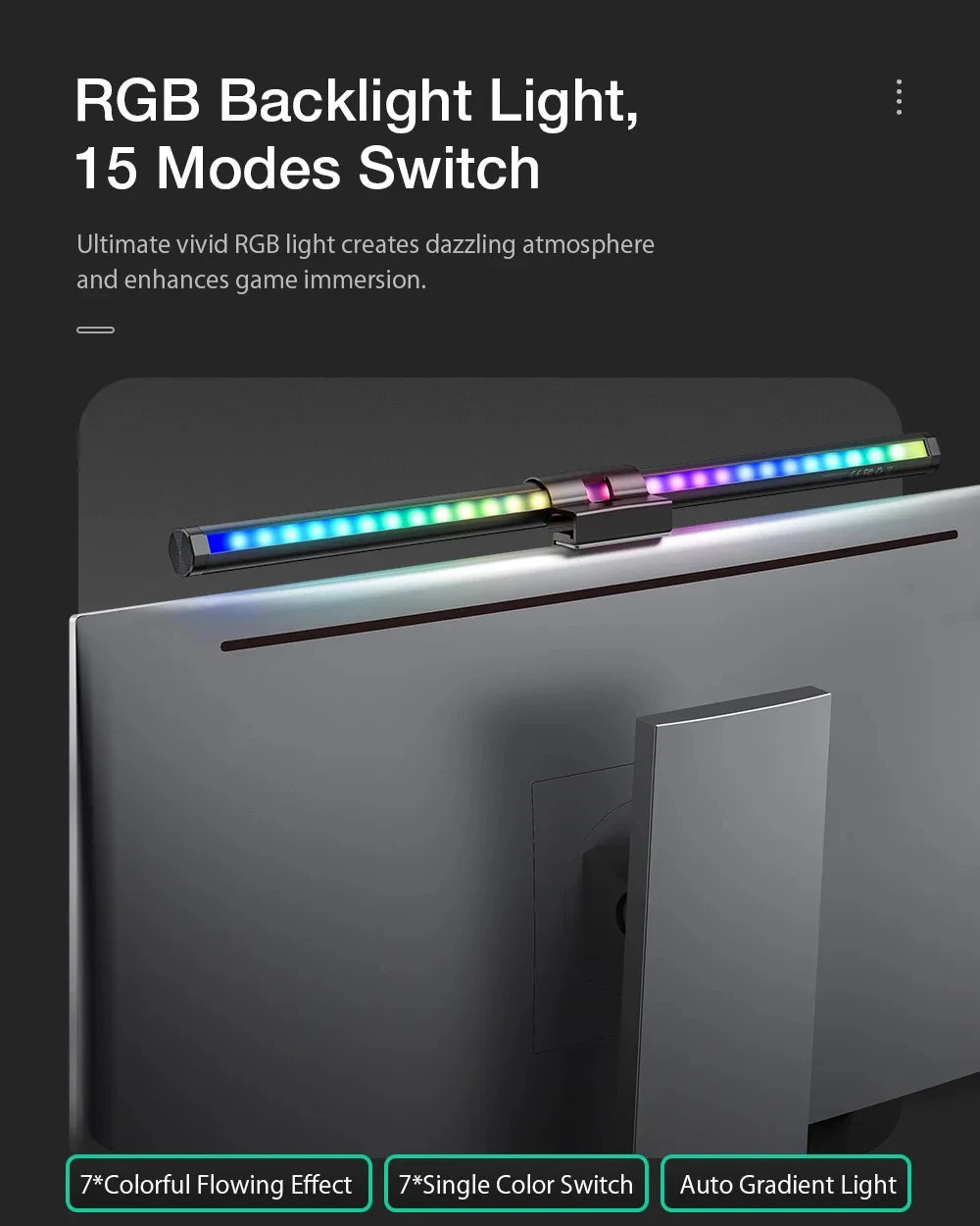 RGB Desktop Atmosphere Light Strip for Eye Protection - Smarsty