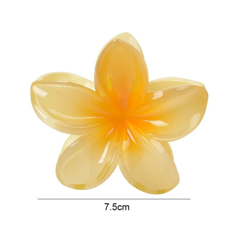 Hawaiian Gradient Hair Clips Flower Beach Vacation Style - Smarsty