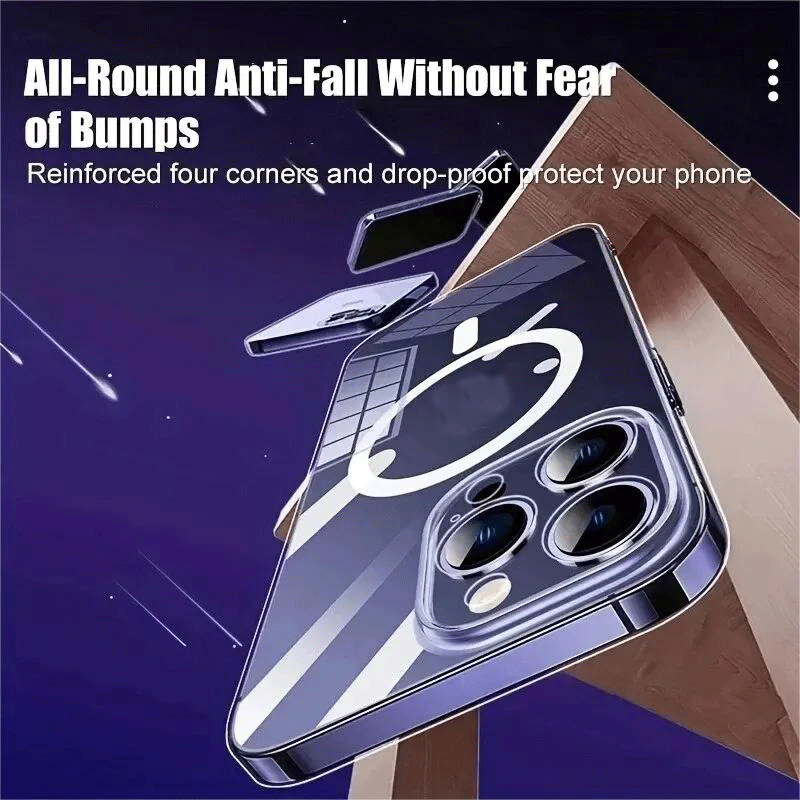 Ultra Thin Magnetic Anti Drop IPhone Case Non Yellowing - Smarsty