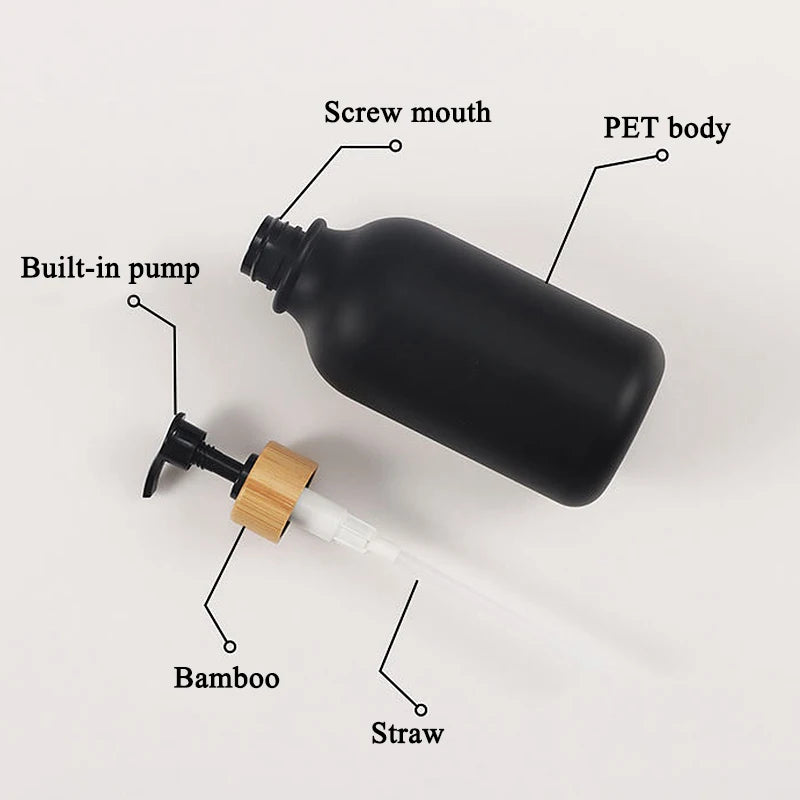 Liquid Soap Dispenser Bottle for Shampoo and Lotion - Smarsty