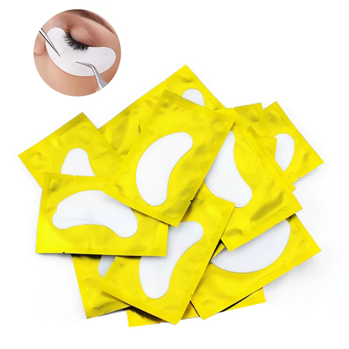 Hydrogel Eye Patches for Eyelash Extensions 50 Pairs - Smarsty