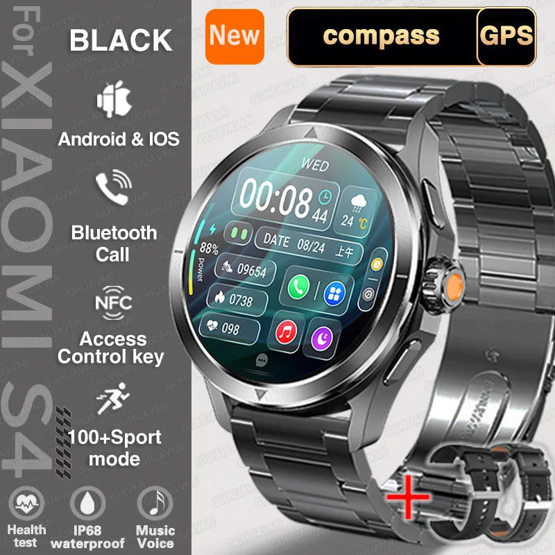 Xiaomi S4 Ultra Smart Watch with AMOLED Screen and GPS - Smarsty