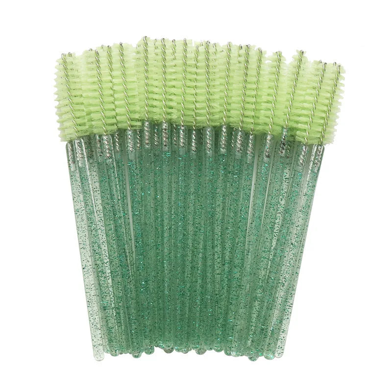 100 Pcs Disposable Eyelash Brushes for Easy Makeup Application - Smarsty