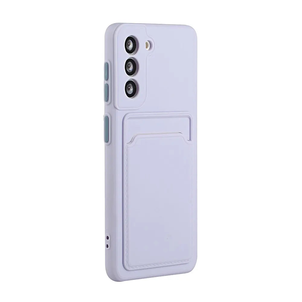Card Slot Wallet Phone Case For Galaxy S Series Shockproof - Smarsty