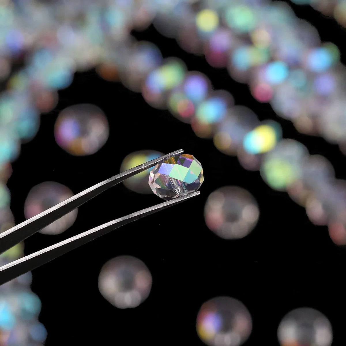 Austrian Crystal Beads Transparent AB Finish Various Sizes - Smarsty