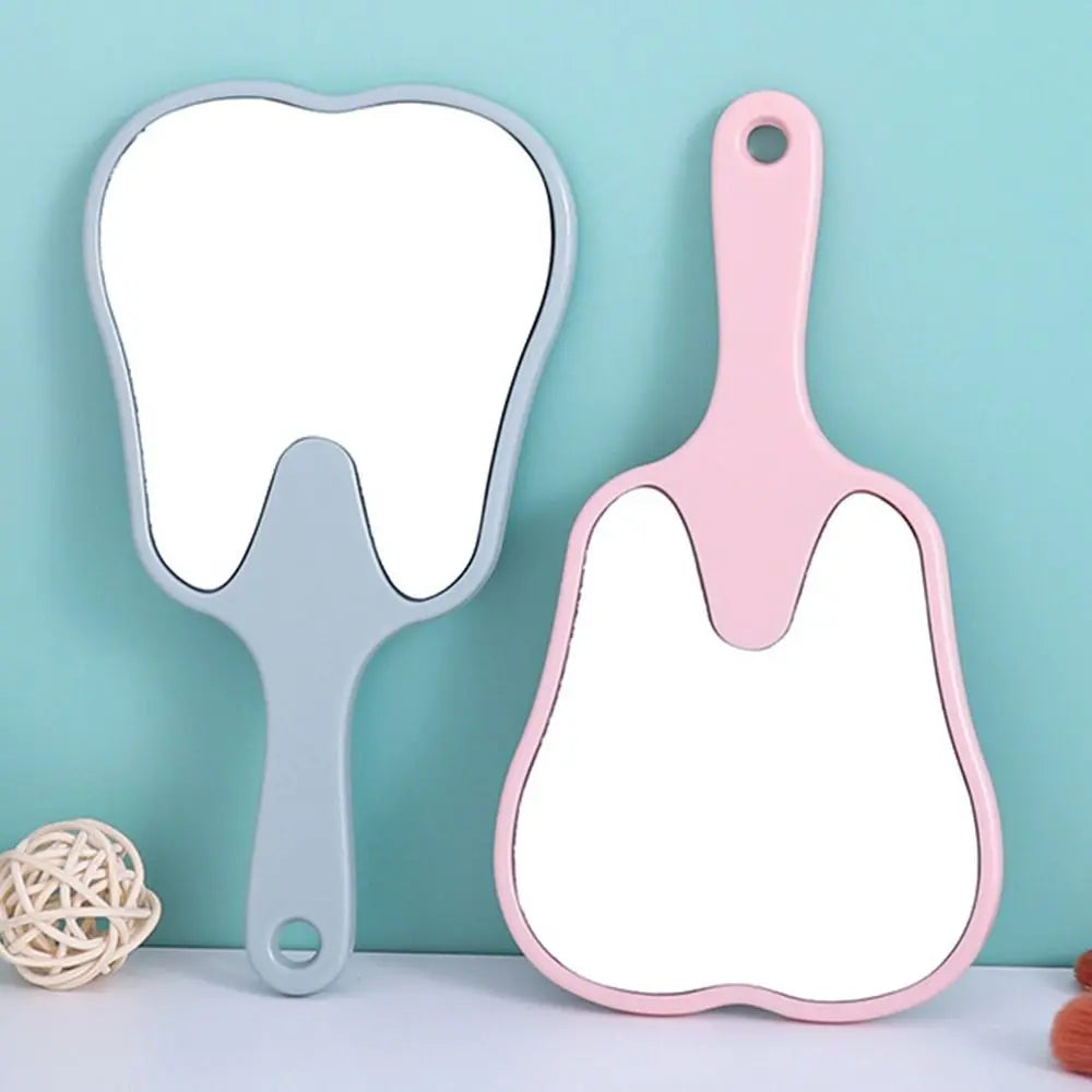 Tooth Shaped Handheld Mirror for Makeup and Dental Use - Smarsty
