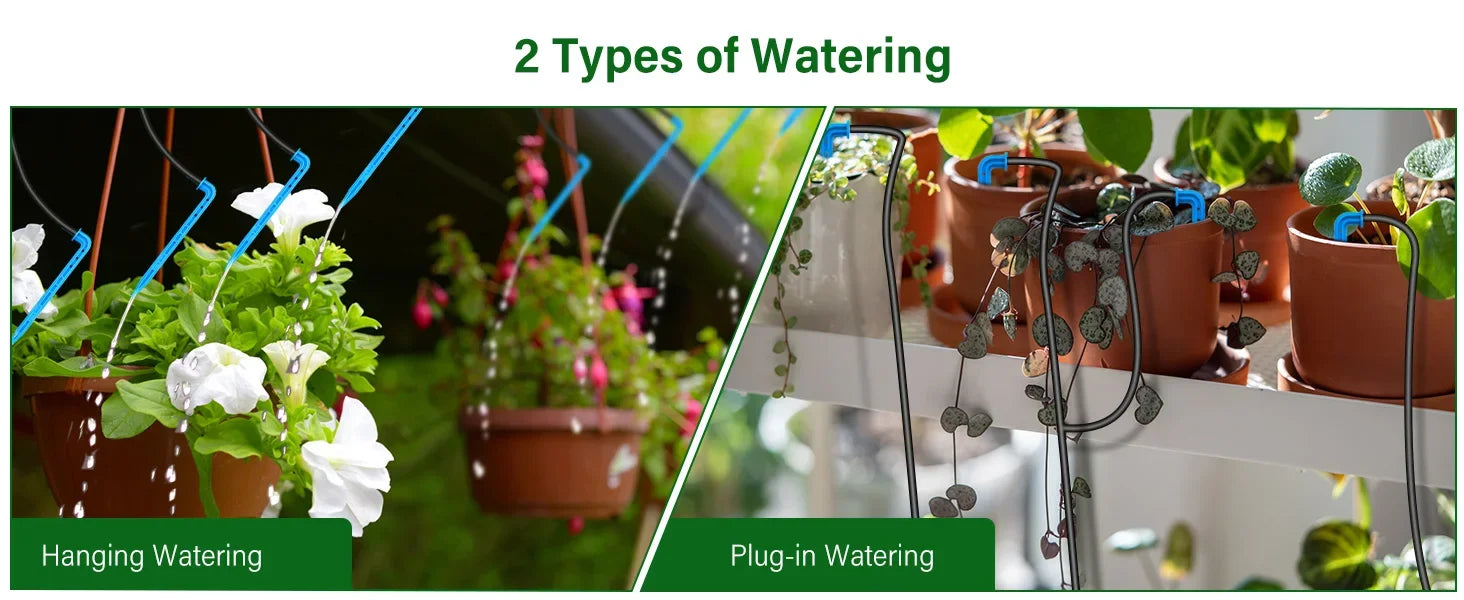 Solar Powered Automatic Drip Irrigation System for Gardens - Smarsty