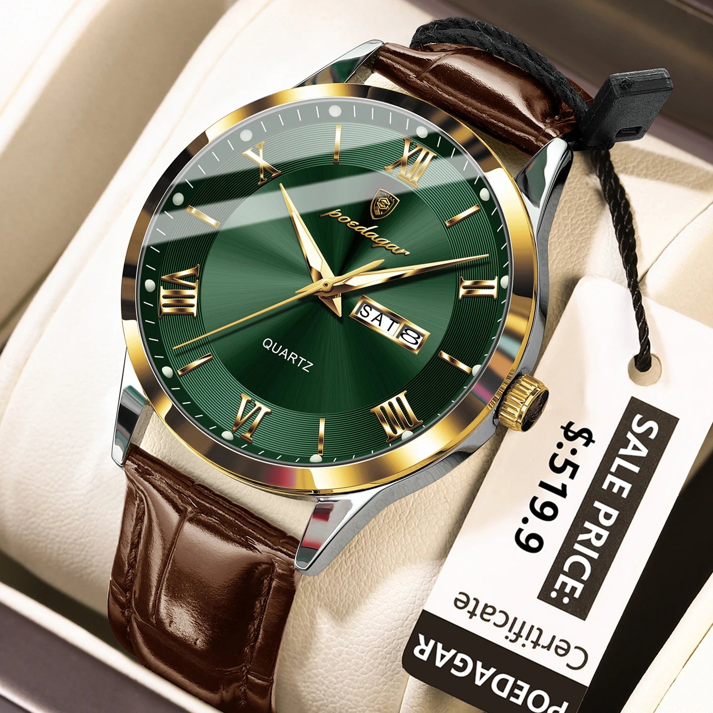 Luxury Waterproof Military Watch For Men with Luminous Dial - Smarsty