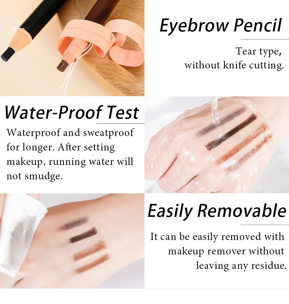 5pcs Waterproof Microblading Eyebrow Pencil Set - Smarsty