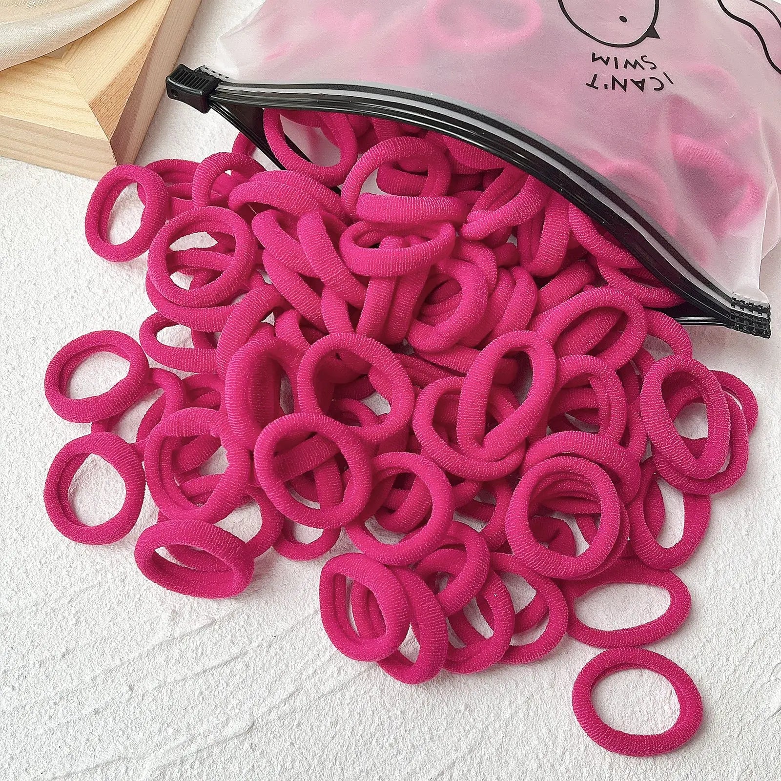 Kids Colorful Elastic Hair Bands Soft Non Slip Scrunchies - Smarsty