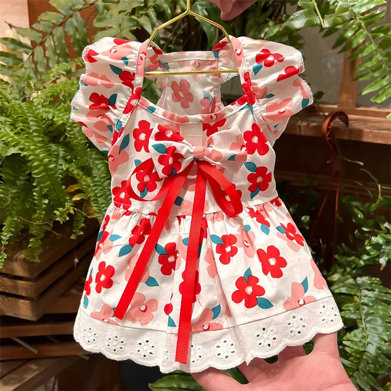 Floral Summer Pet Dress for Dogs and Cats - Smarsty